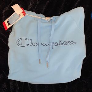 Champion Blue Athletic Hoodie NWT Size Medium
